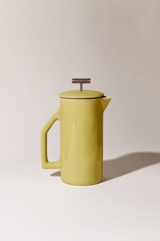 Chartreuse Ceramic French Press