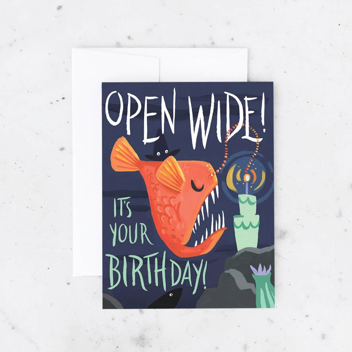 Open Wide Bday Card