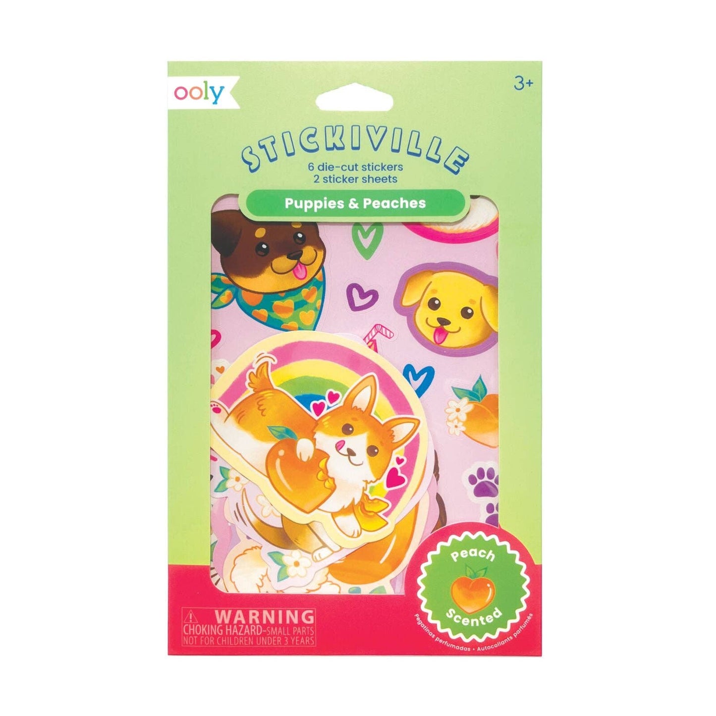 Stickiville Stickers: Puppies & Peaches
