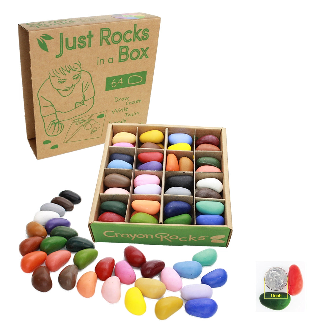 Crayon Rocks 64 Piece Box