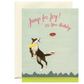 Jumping Dog Card
