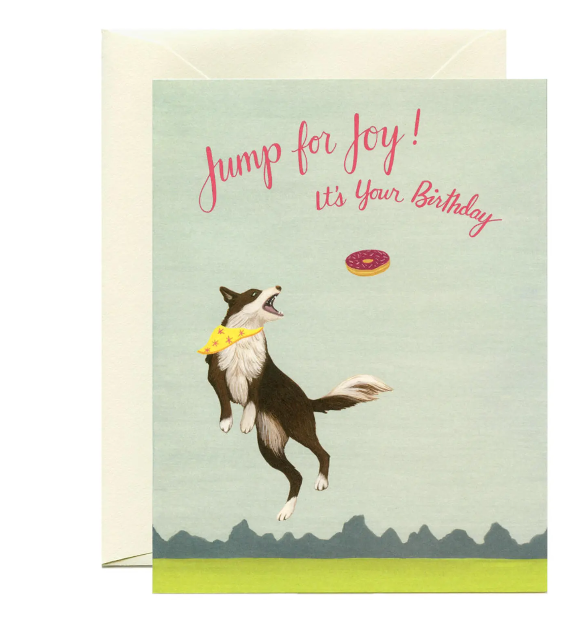 Jumping Dog Card