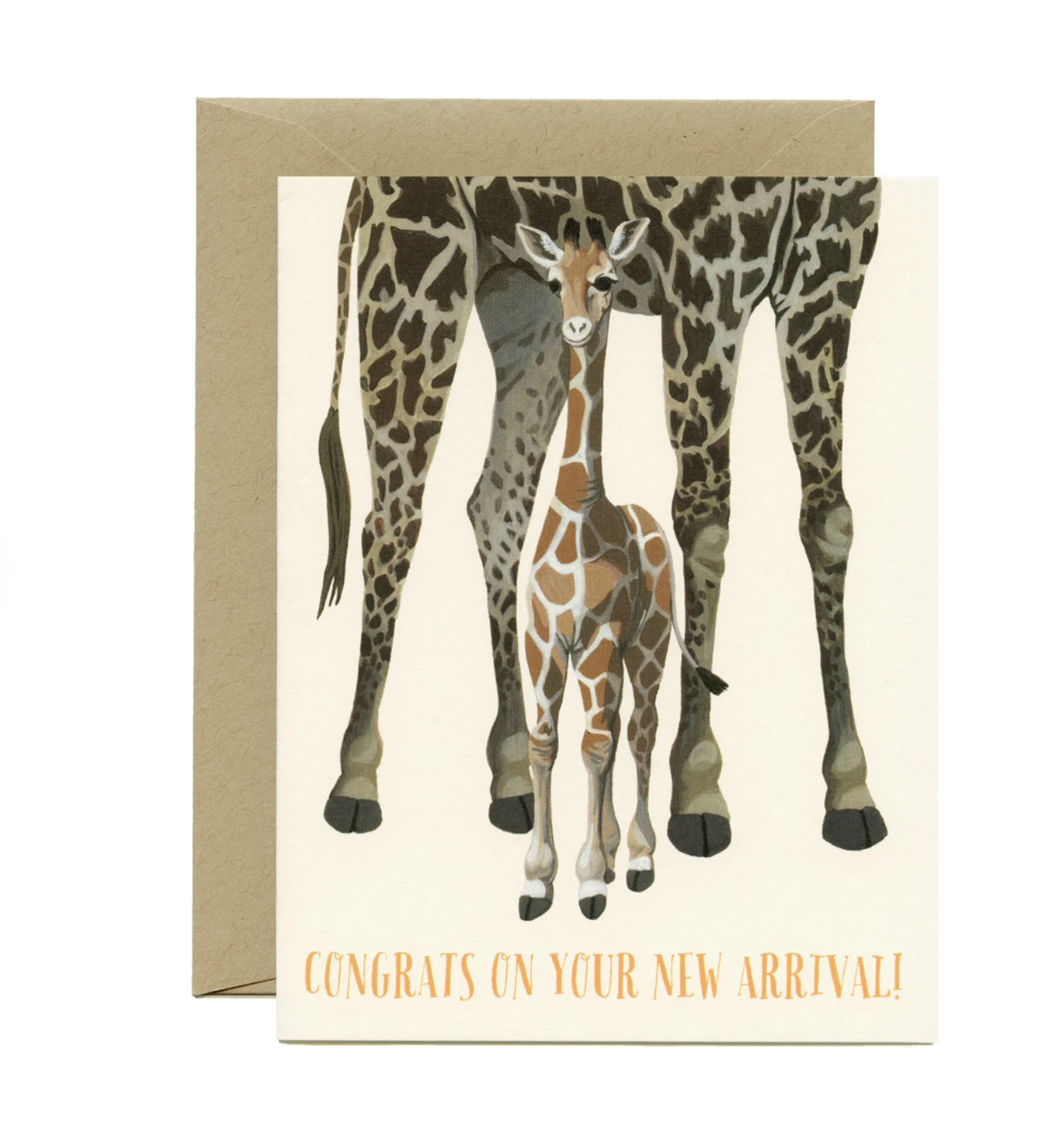 Giraffe New Arrival Card