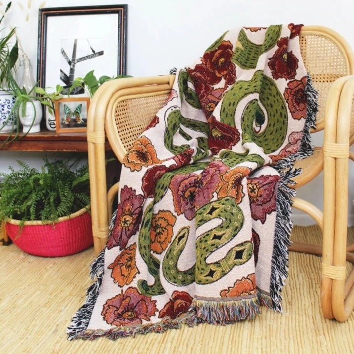 Snakes In The Poppies Blanket