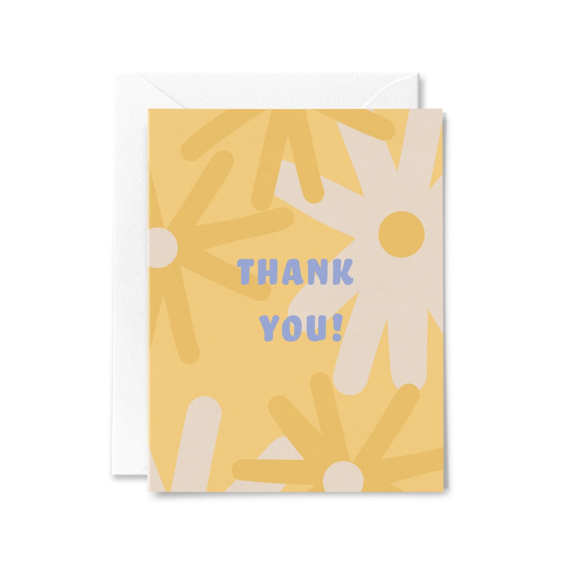 Thank You Yellow Flowers Card