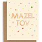 Rainbow Stars Mazel Tov Card