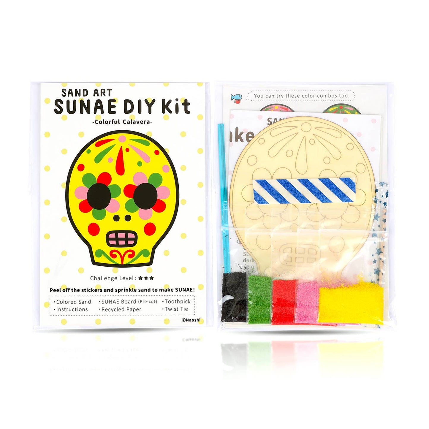 Colorful Calavera Sand Art Kit