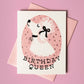 Birthday Queen Dog Card