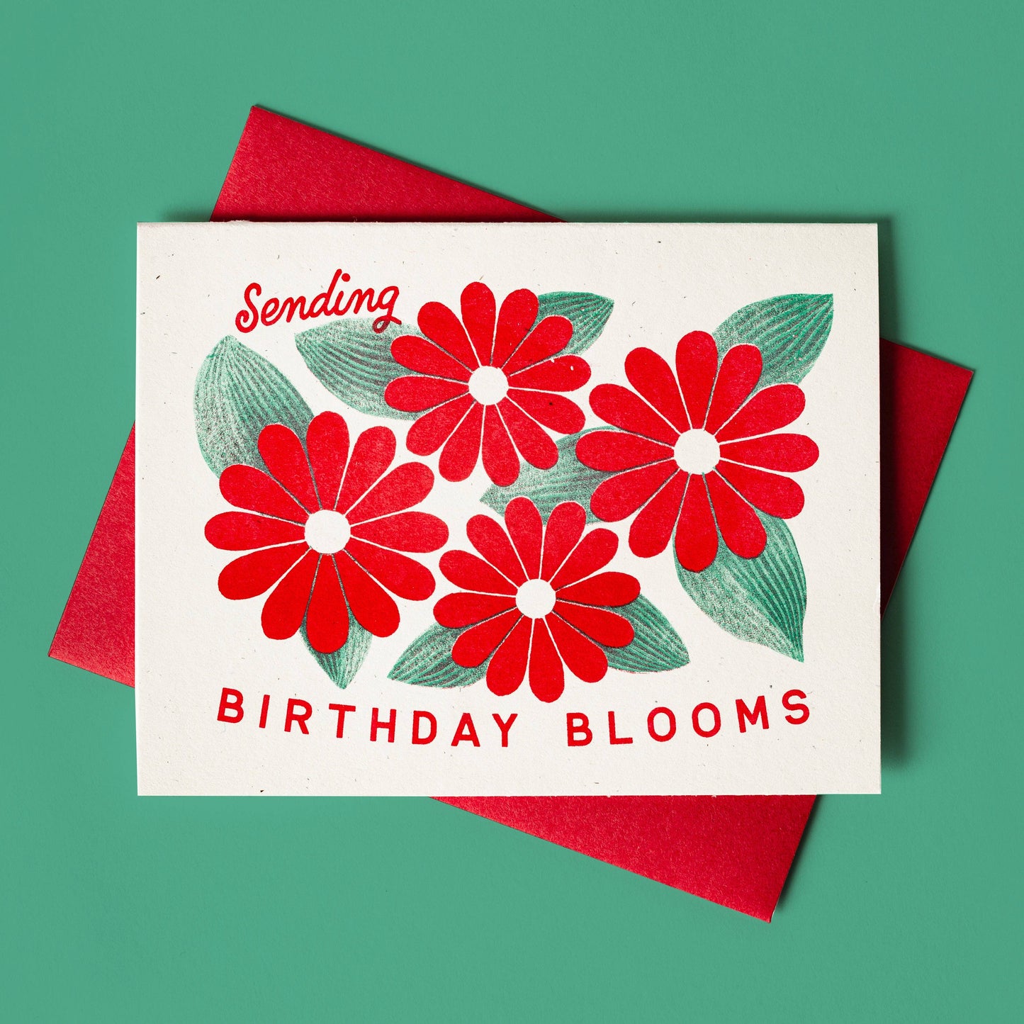 Sending Birthday Blooms Card