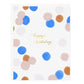 Painted Colorful Dots Card