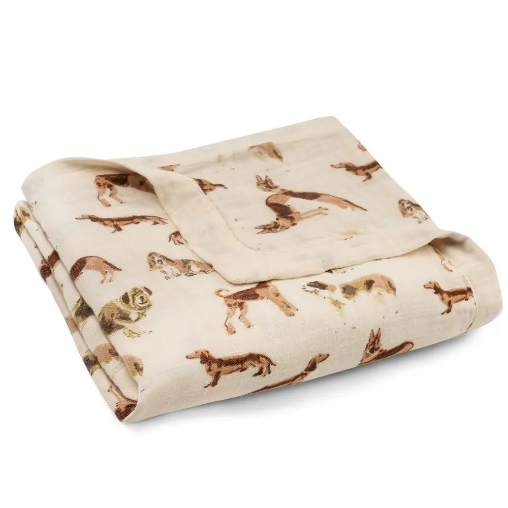 Dog Big Lovey Three-Layer Muslin Blanket